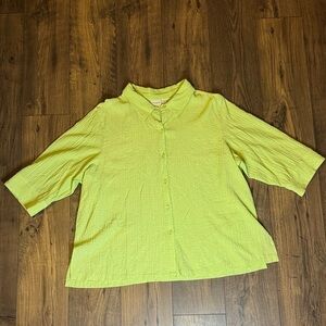 White Stag Light Green Blouse